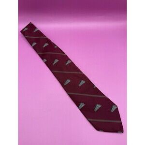 SCHRETER Men's Tie Red LOCOMOTIVE Train Museum Collection Southern Railway